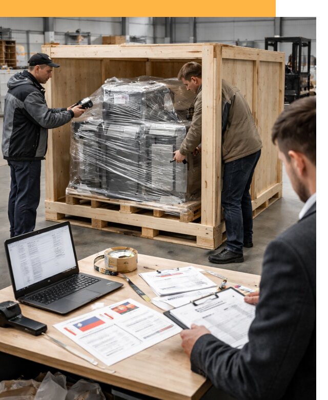 Доставка промышленного оборудования из США от 66404 руб