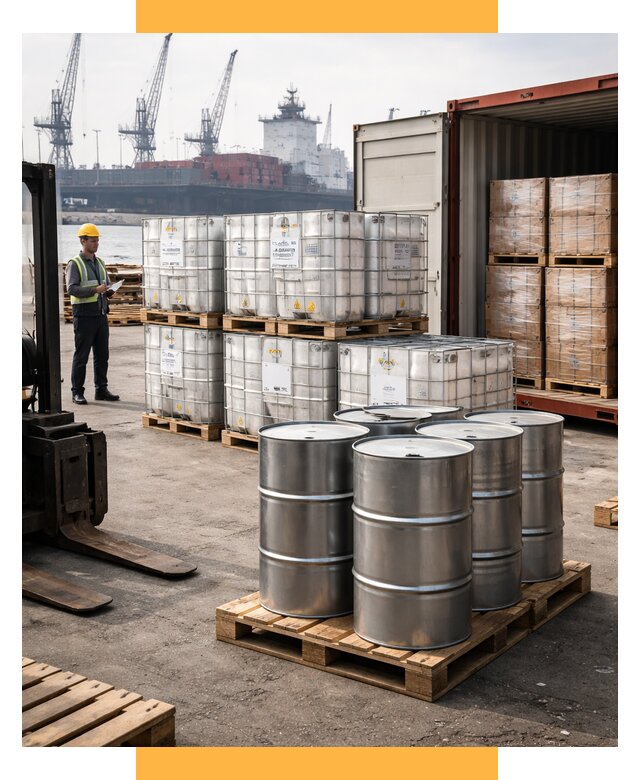 Доставка химического сырья из Индии от 255400 р. | СетСервис-Улб