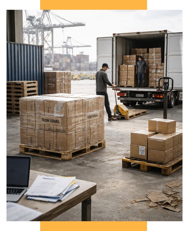 Доставка грузов из Израиля от 15324 р., логистика от СетСервис-Улб
