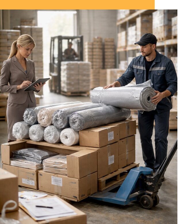 Перевозка текстиля по миру от 15324 руб. с таможней и страхованием