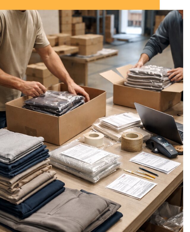 Перевозка одежды по миру от 7662 руб. с таможенным оформлением