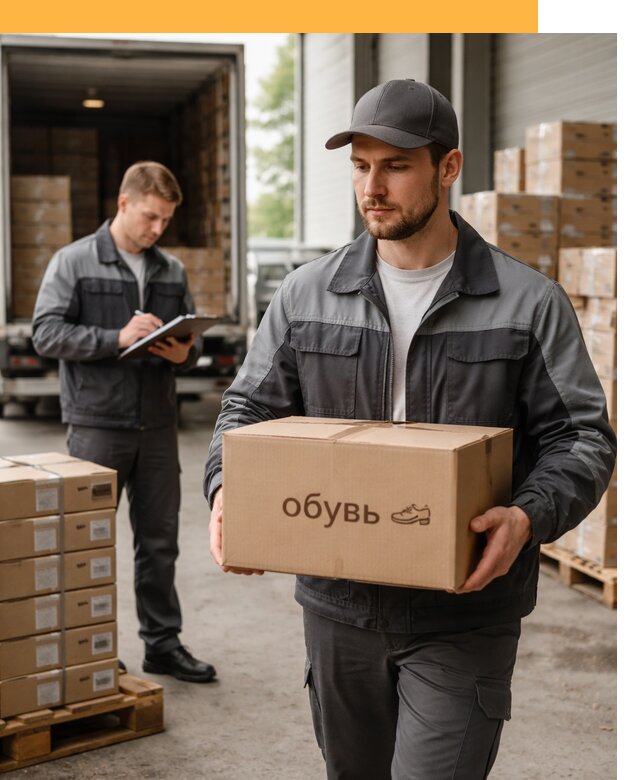 Международная перевозка обуви с таможенным оформлением от 4597