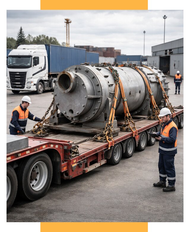 Перевозка тяжеловесных грузов под ключ от 153240 р. | СетСервис-Улб